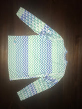 Bittyfish Gradient Lines - Back UPF50 sun shirt